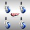 Service Caster 3 Inch 316SS Blue Polyurethane Swivel 1 Inch Expanding Stem Caster Set SCC SCC-SS316EX20S314-PPUB-BLUE-1-4 - alternate 4